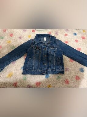 Carter's Medium Blue Denim Jacket with Button Front